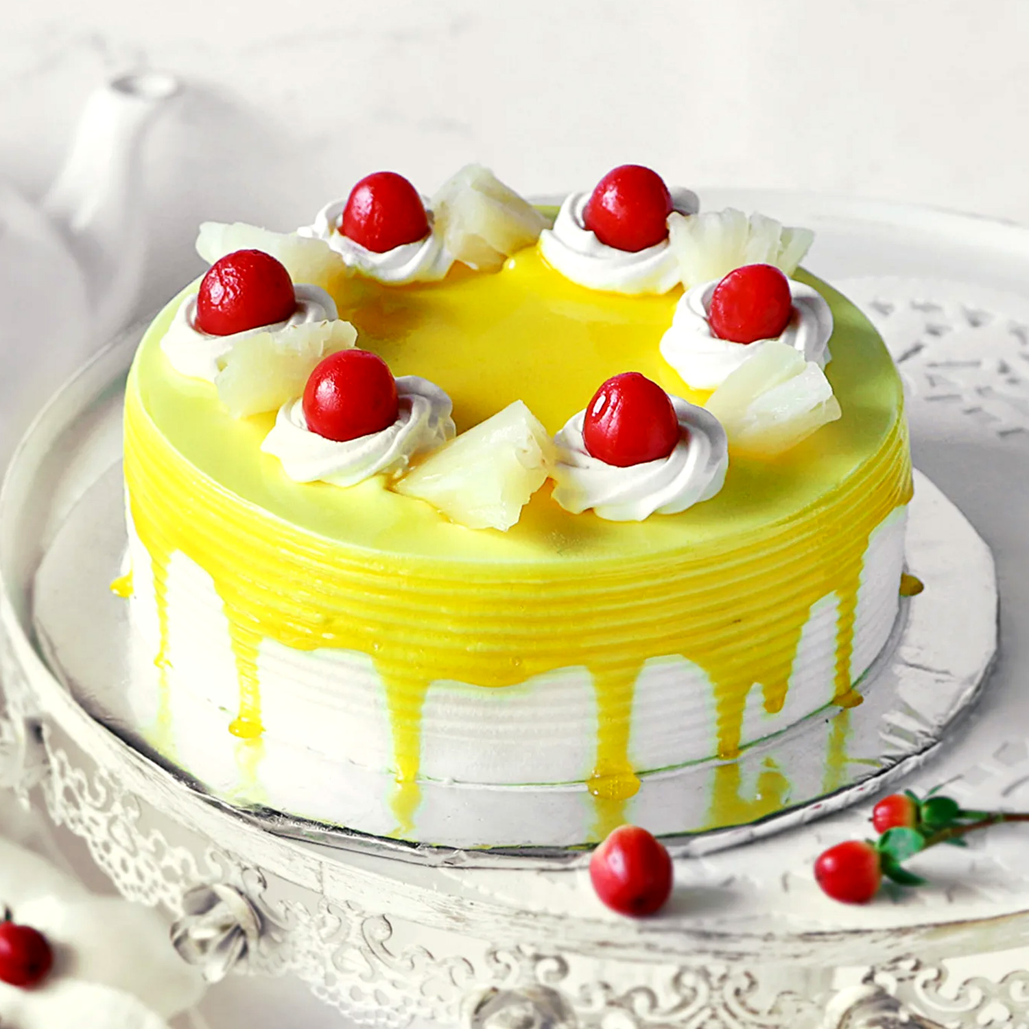 Irene Cake Design - Inspiration for summer ..🌴🍍🍾🎂 Tropical pineapple  Cake 😉 By karendaviescakes | Facebook